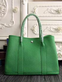 Hermes original togo leather garden party 36 bag G0360 green
