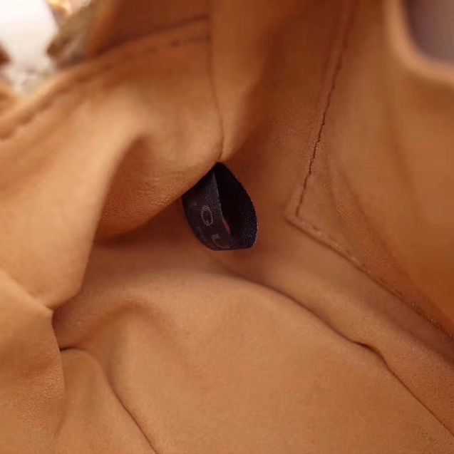 2017 GG marmont matelasse calfskin mini bag 448065 white