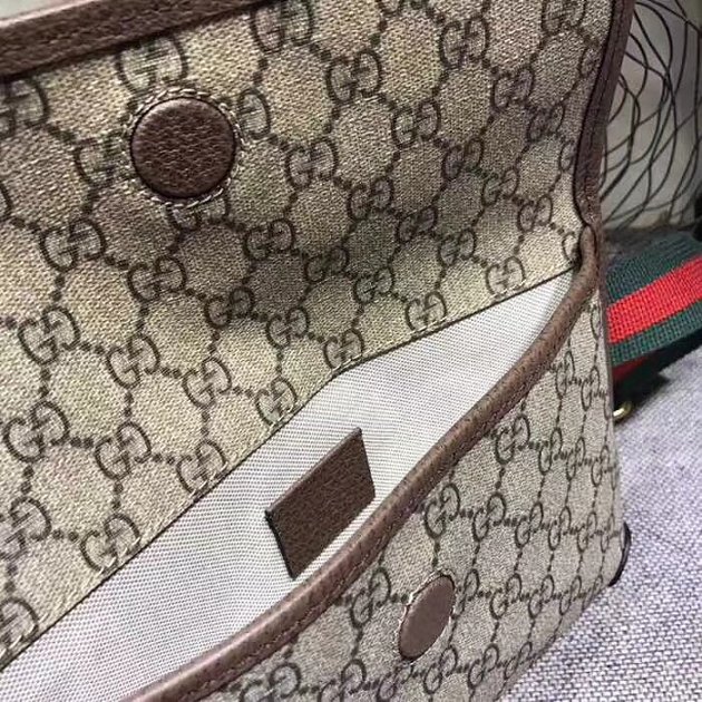 2018 GG original canvas supreme belt bag 493930 coffee