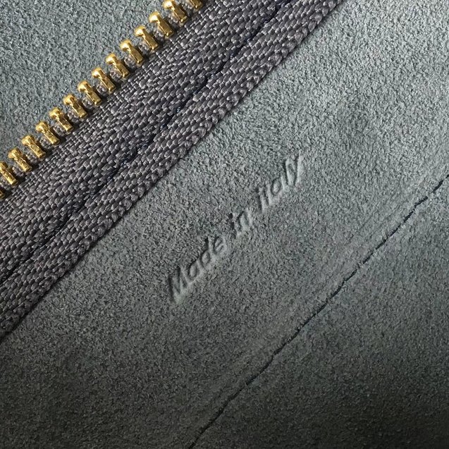 Celine original grained calfskin nano belt bag 189003 light blue