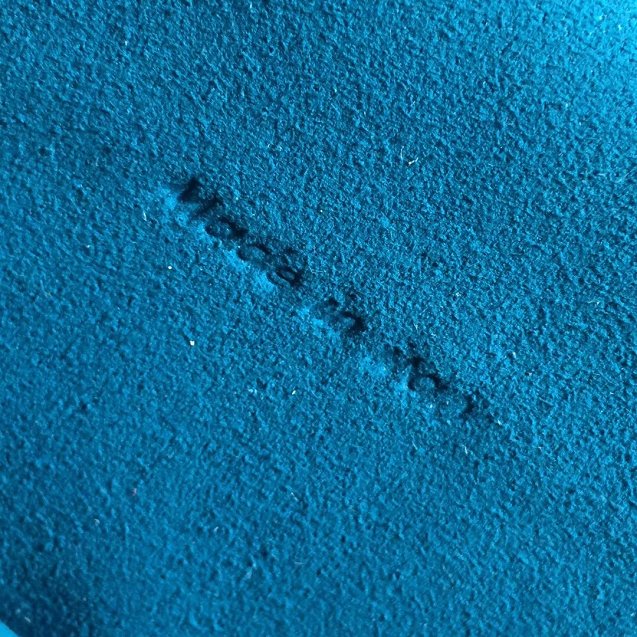 Celine original grained calfskin micro belt bag 189153 royal blue