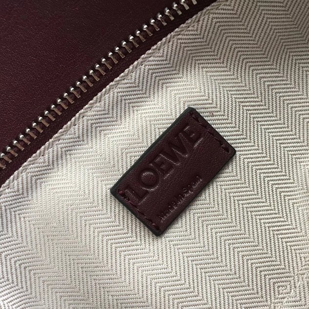 Loewe original calfskin medium puzzle bag A510P49 burgundy