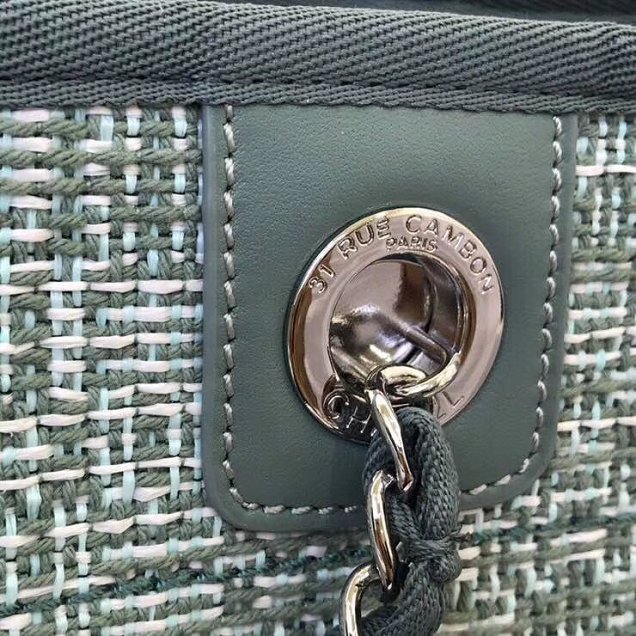 CC original canvas medium shopping bag A66940 green