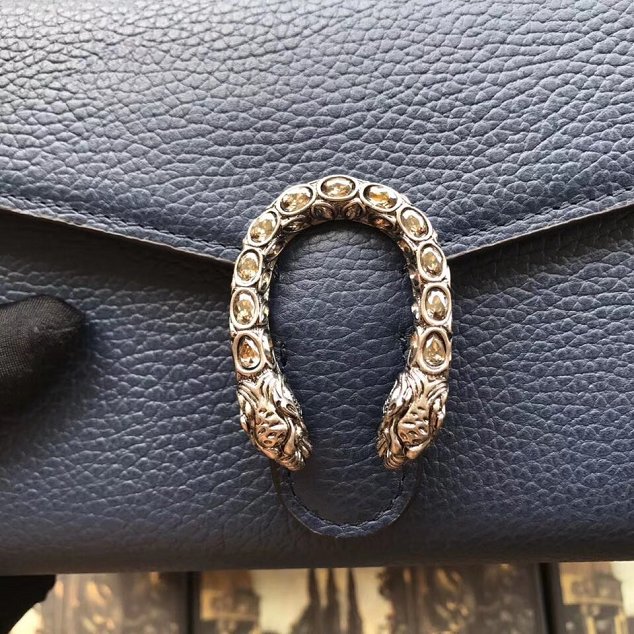 GG original calfskin dionysus mini chain bag 401231 blue