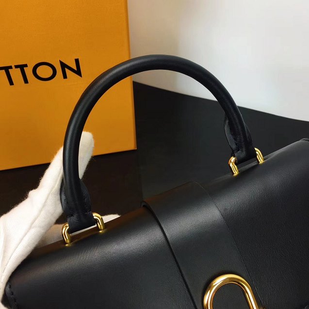 Louis vuitton original calfskin&monogram locky bb M44141 black