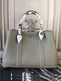 Hermes original togo leather garden party 36 bag G0360 grey