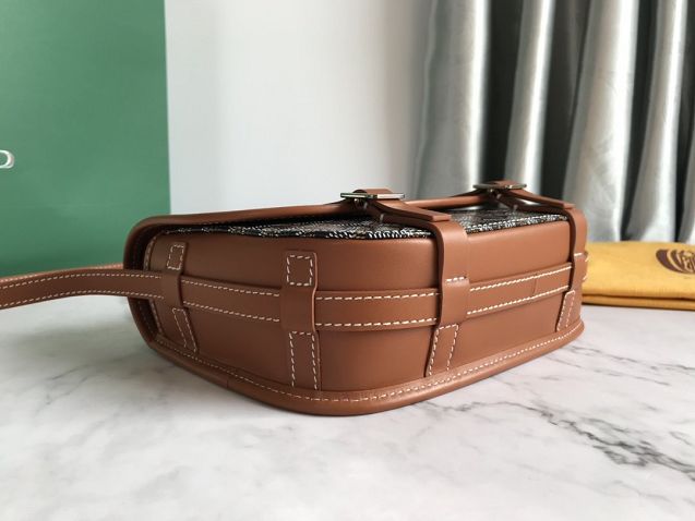 Goyard original canvas belvedere bag GY0013 black&brown