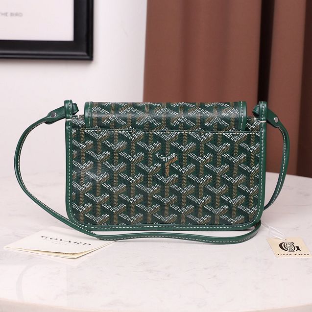Goyard original canvas plumet pouch GY0010 green