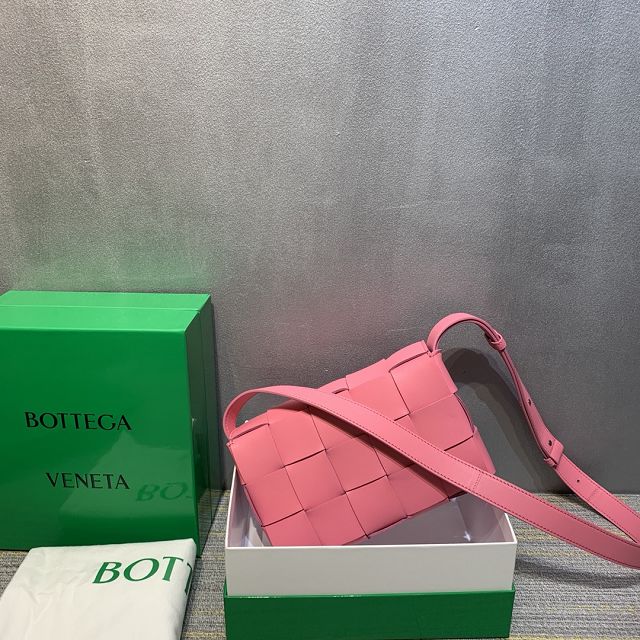 BV original lambskin cassette crossbody bag 578004 pink