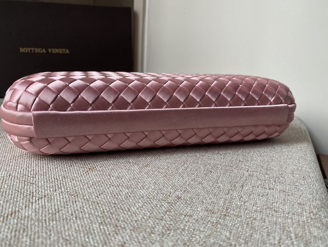 BV original silk knot clutch 202031 pink