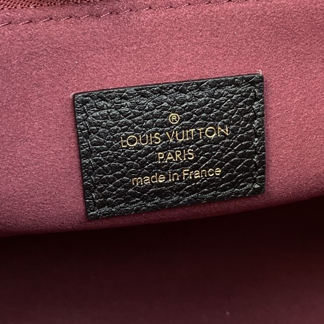 Louis vuitton original embossed calfskin onthego pm M45659 black