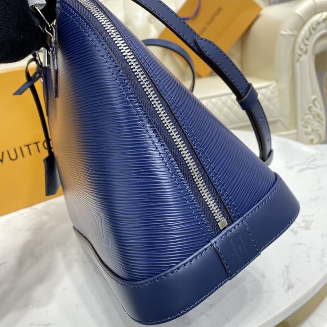 Louis vuitton original epi leather alma pm M40862 blue