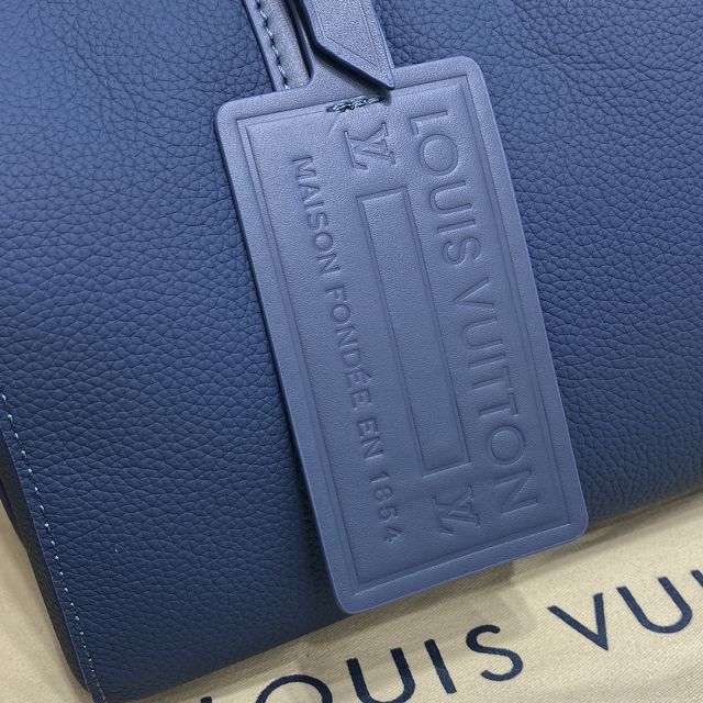 Louis vuitton original calfskin keepall city bag M57082 blue