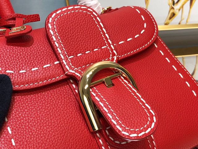 Delvaux original grained calfskin brillant mini bag AA0406 red
