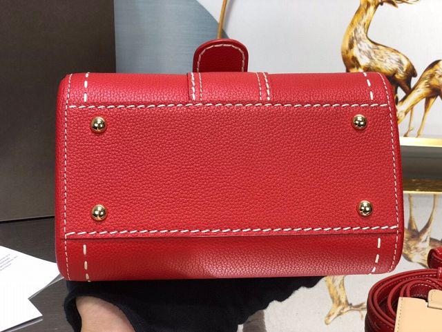 Delvaux original grained calfskin brillant mini bag AA0406 red