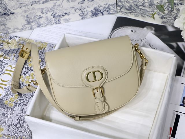 Dior original box calfskin medium bobby bag M9319 beige