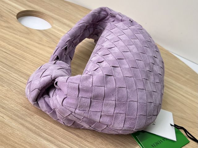 BV original suede calfskin mini jodie bag 651876 light purple