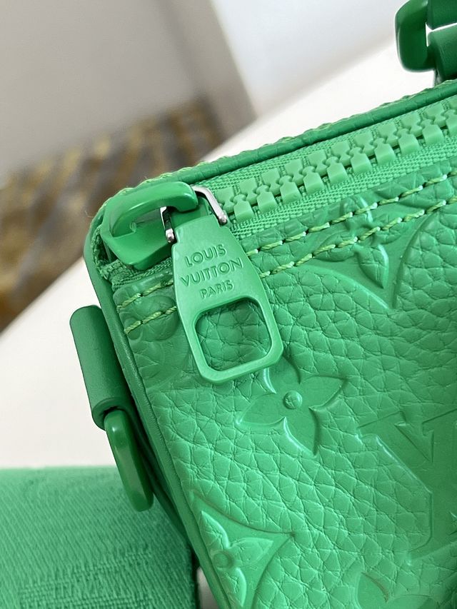 Louis vuitton original calfskin mini keepall 25 M20929 green
