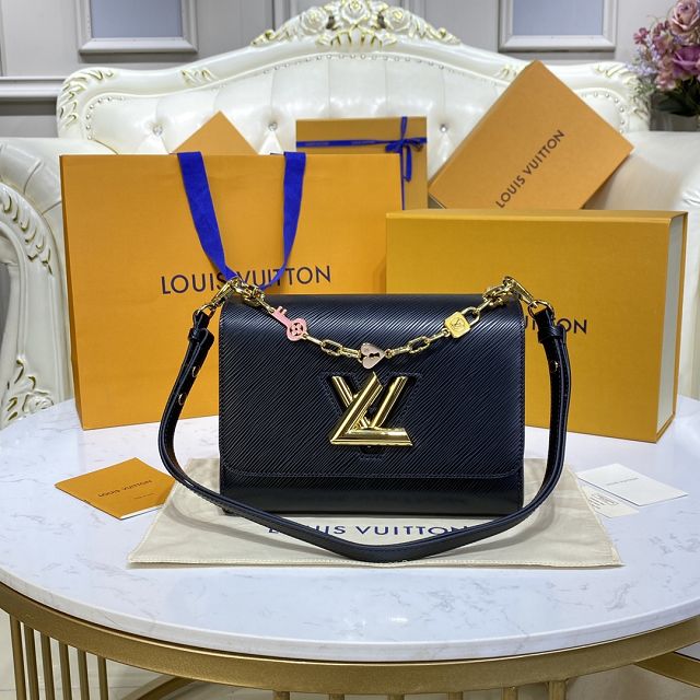 Louis vuitton original epi leather twist mm M20834 black