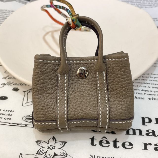 Hermes original calfskin bag charm H103229