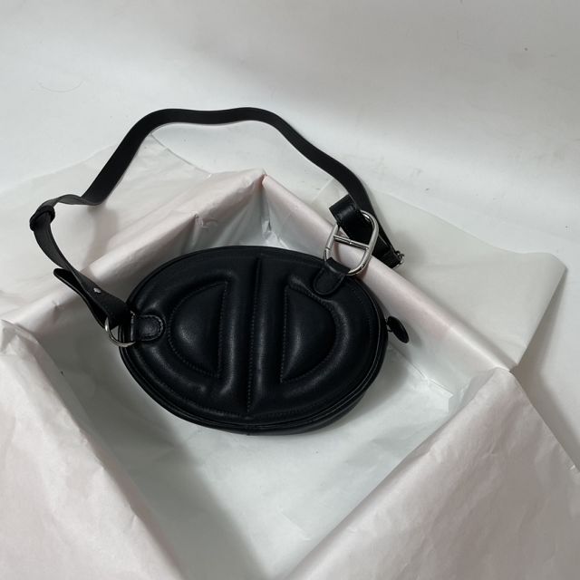 Hermes original swift leather roulis in-the-loop bag HR0019 black
