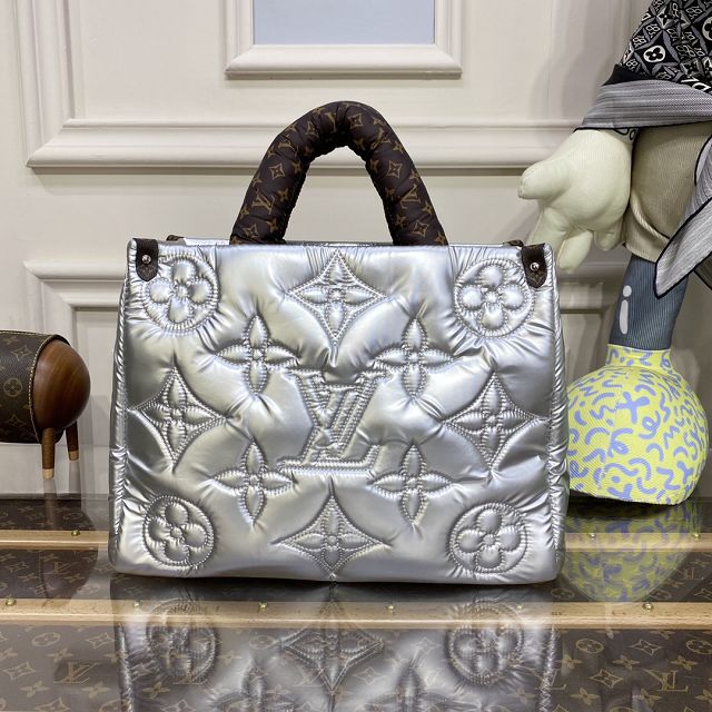 Louis vuitton original econyl onthego mm M21069 silver