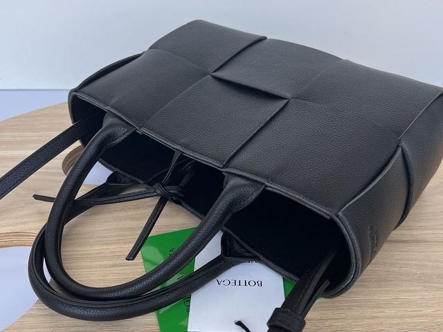 BV original grained calfskin mini arco tote bag 709337 black