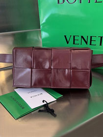 BV original calfskin cassette belt bag 651053 barolo