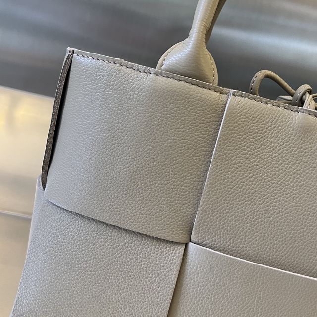 BV original grained calfskin mini arco tote bag 709337 taupe