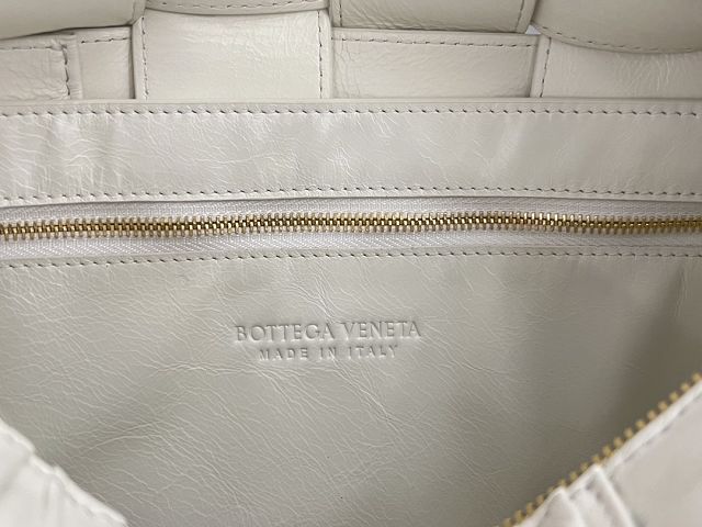 BV original lambskin brick cassette bag 717090 white