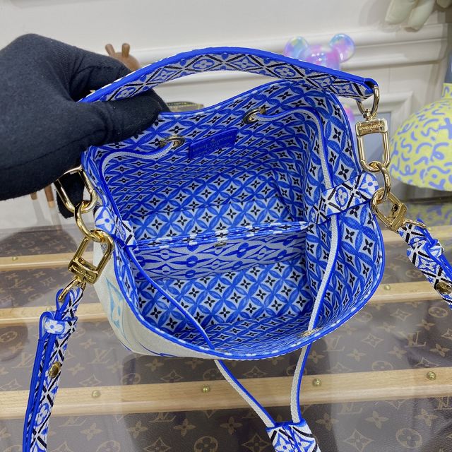 Louis vuitton original monogram canvas neonoe BB M22986 blue