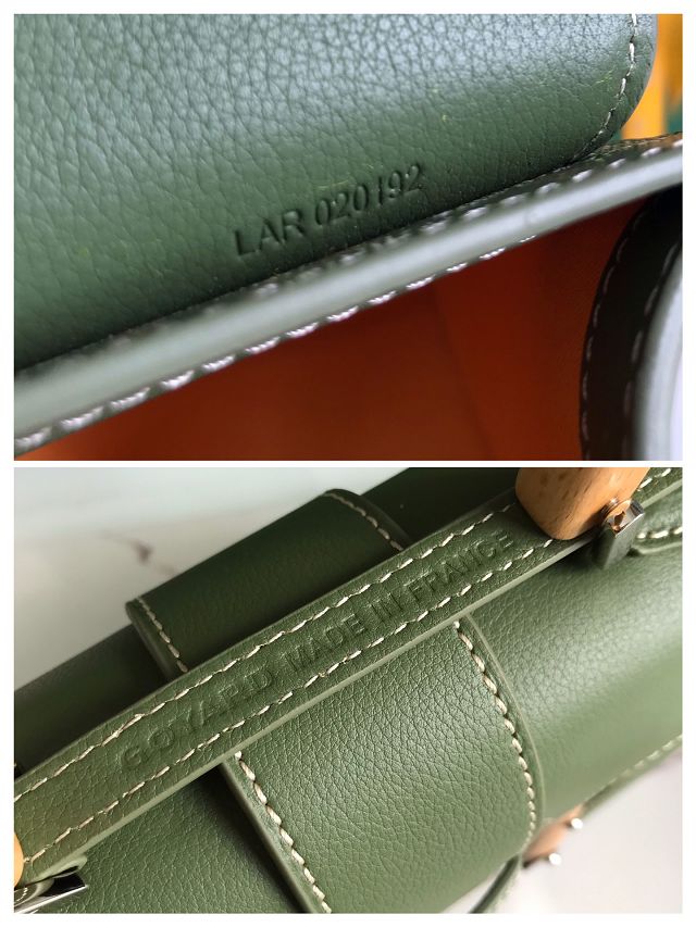 Goyard original canvas saigon structure mini bag GY0009 khaki