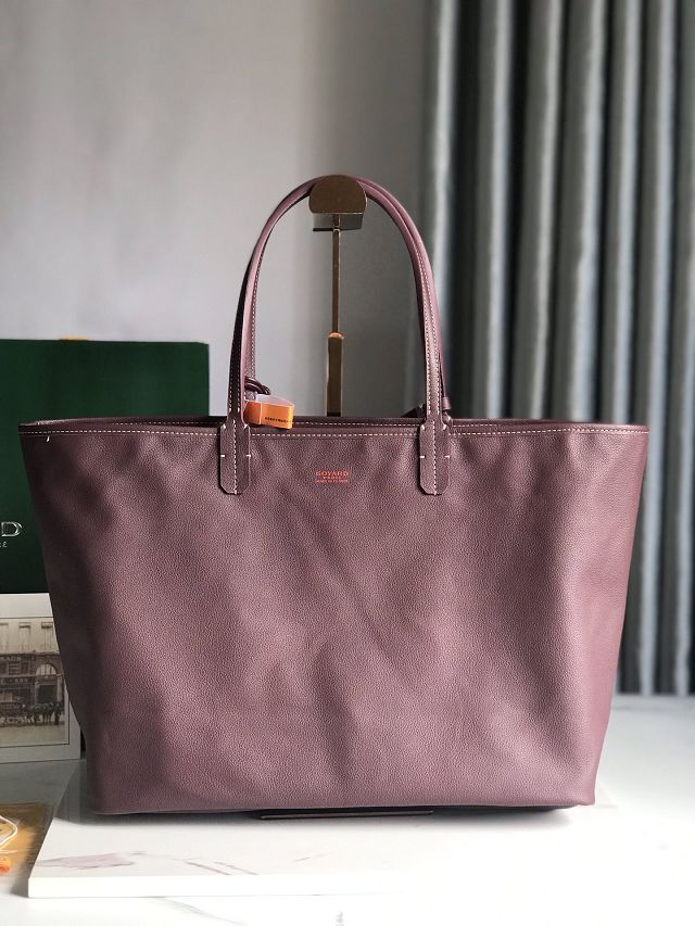 Goyard original calfskin&canvas reversible anjou PM bag GY0087 burgundy