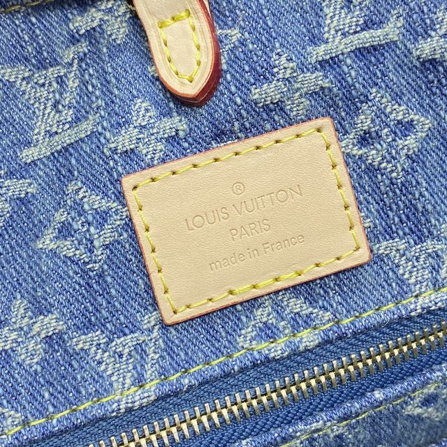 Louis vuitton original denim onthego mm M46871 blue