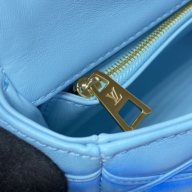 Louis vuitton original lambskin GO-14 medium handbag M24185 blue