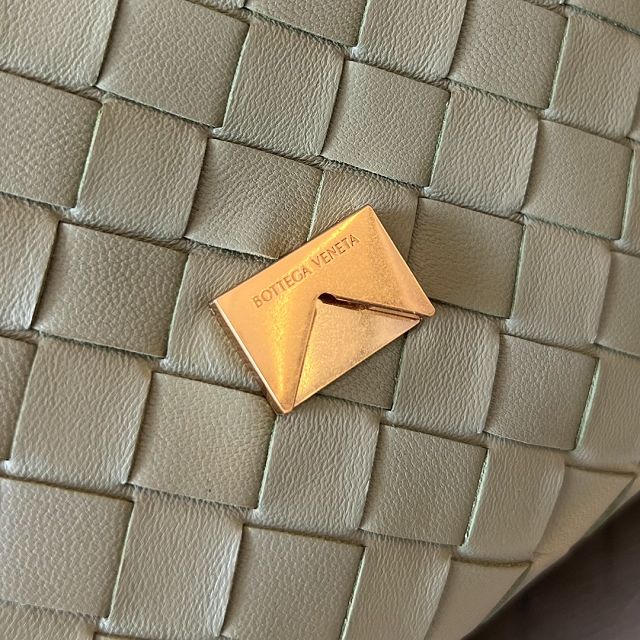 BV original lambskin mini cross body bag 741897 travertine