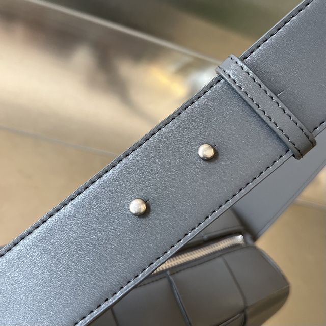 BV original lambskin small brick cassette bag 729251 thunder