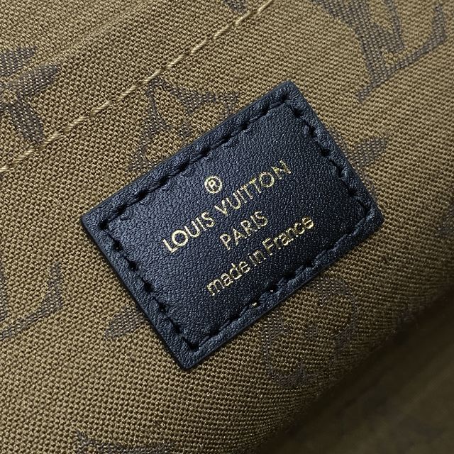 Louis vuitton original epi leather alma backpack M25103 black