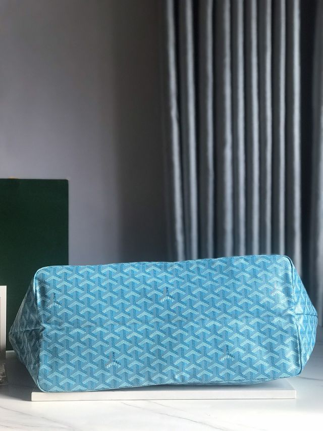 Goyard original canvas saint louis GM bag GY0083 sky blue
