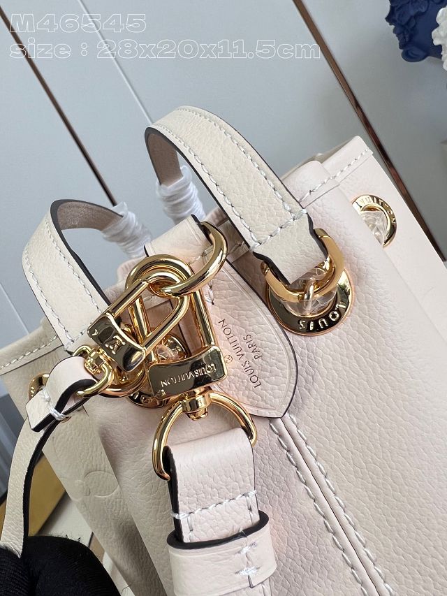 2024 Louis vuitton original calfskin bundle bag M25452 white