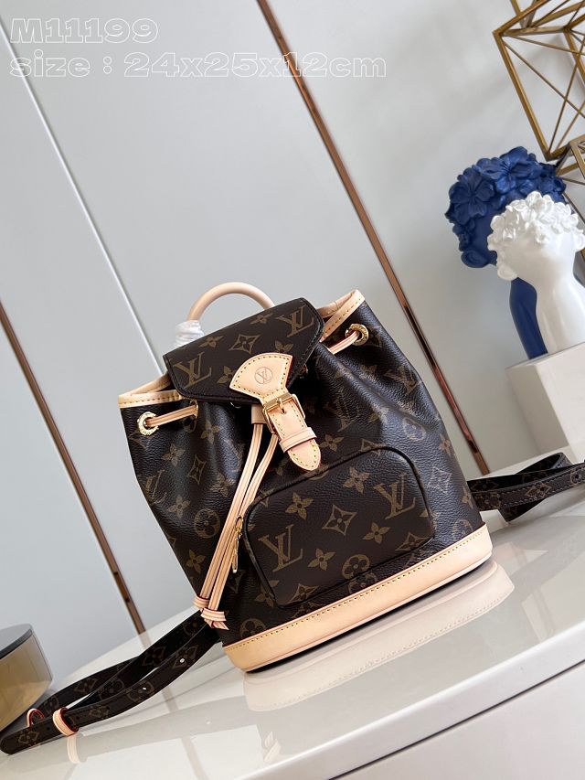 Louis vuitton original monogram canvas mini montsouris backpack M11199