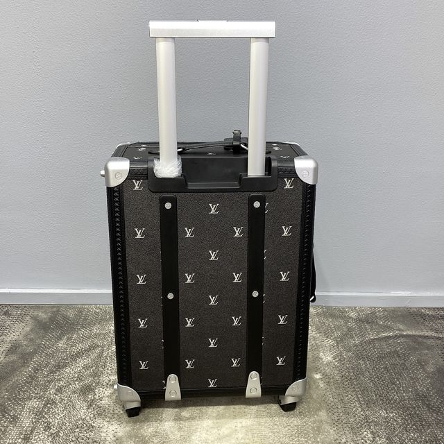 Louis vuitton original calfskin 55 rolling trunk M11067 black