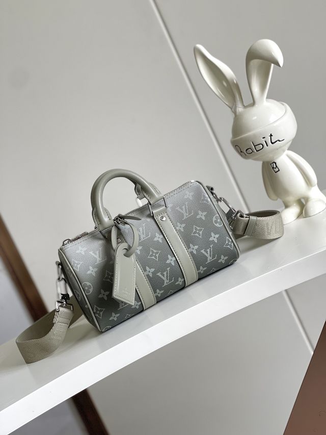 Louis vuitton original monogram canvas keepall 25 M11591 green