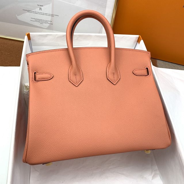 Hermes original epsom leather birkin 30 bag H30-3 crevette pink