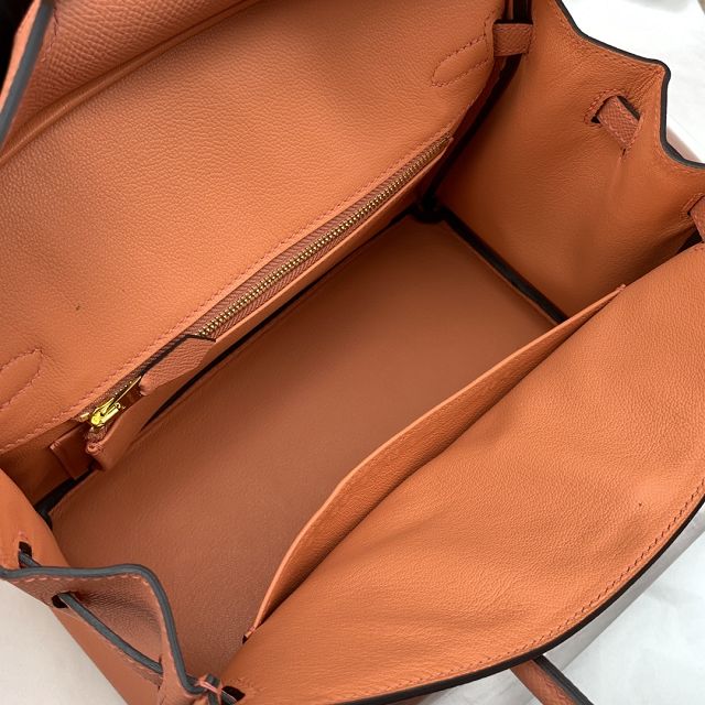 Hermes original epsom leather birkin 30 bag H30-3 crevette pink