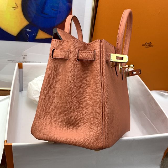 Hermes original epsom leather birkin 30 bag H30-3 crevette pink
