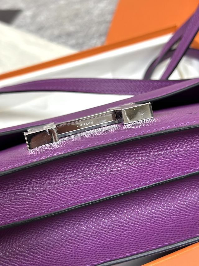 Hermes original epsom leather constance elan bag C026 anemone
