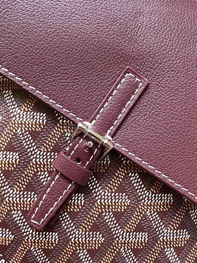 Goyard original canvas alpin mini backpack GY0118 burgundy