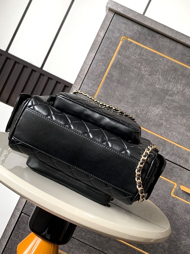 CC original lambskin camera case AS5156 black