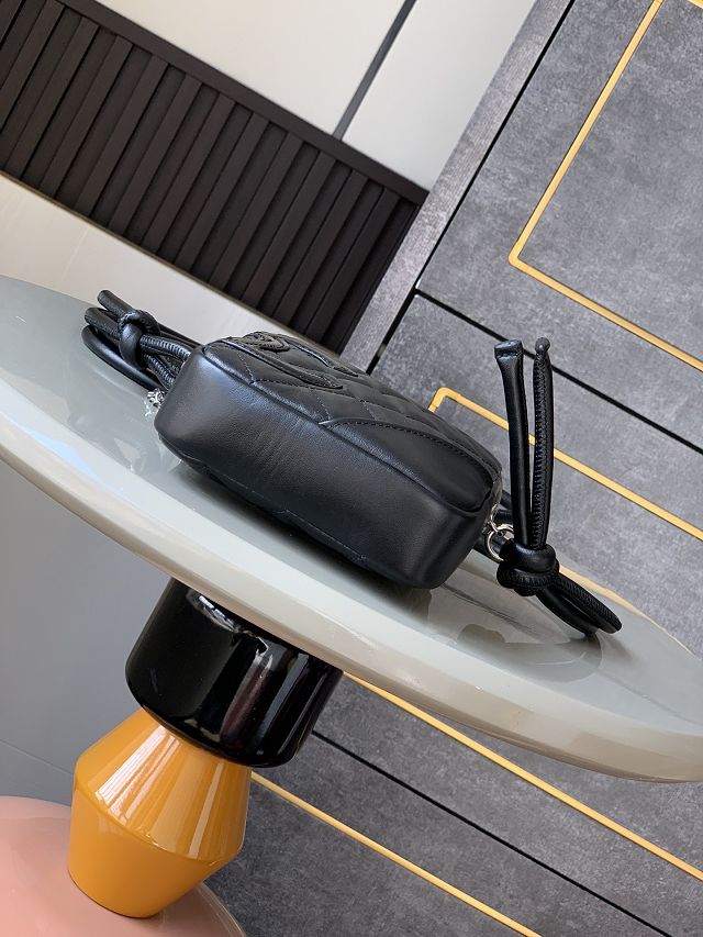 CC original lambskin mini camera bag AS6325 allblack